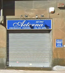 Sede di Aeterna Onoranze Funebri in via Cibrario a Torino