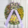 Corona funebre a settori